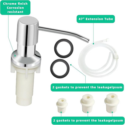 Soap Dispenser for Kitchen Sink, Built in Sink Soap Dispenser, Countertop Soap - Image 8