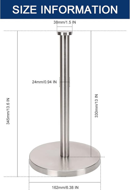 NearMoon Standing Paper Towel Holder, Kitchen Paper Towel Tissue Holder- - Image 2
