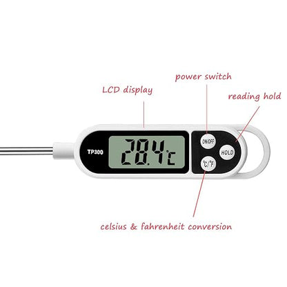 Digital Meat Food Thermometer for Cooking Kitchen BBQ, Probe Instant Read - Image 3