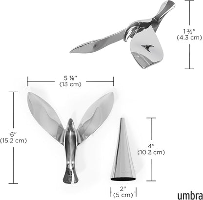 Umbra Tipsy Bottle Opener – Balancing Bird Sculptural Bar Tool and Accessory - Image 3