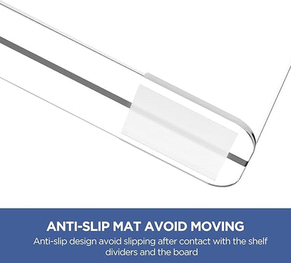 12 Pack 12 Inches Clear Shelf Dividers - Image 4