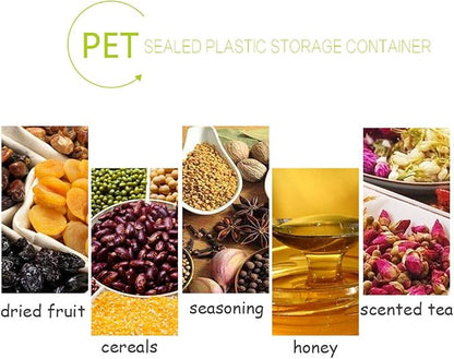 15 Pack 6oz Clear Plastic Jars Wide-mouth Storage Containers, Refillable Empty - Image 5