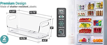 Sorbus Stackable Storage Bins Open Front, Pantry Bins - Image 8
