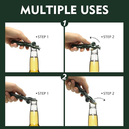 Green Army Beer Bottle Opener for Men, Unique 3D Soldier Design Ideal for - Image 6