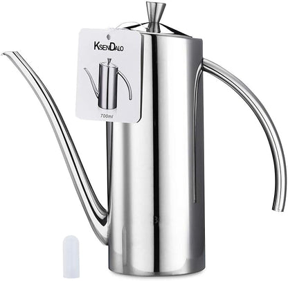 KSENDALO Premium Stainless Steel Olive Oil Dispenser by KSENDALO