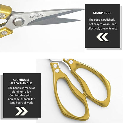 Heavy Duty Sharp Kitchen Scissors, Bread - Image 7