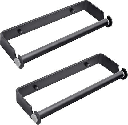 Under Cabinet Paper Towel Holder, Adhesive or Drill Mount Paper Towel Holder by PEDORUBY