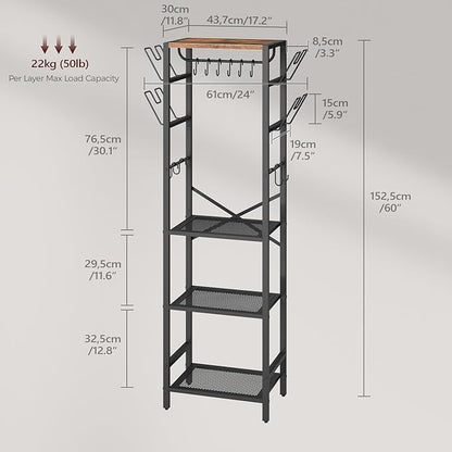 MAHANCRIS 4-Tier Pot Rack, Pots and Pans Organizer - Image 4