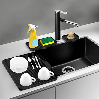 Silicone Dish Drying Mat for Kitchen Counter, Dish Drying Pad, Non-Slip Drain - Image 7