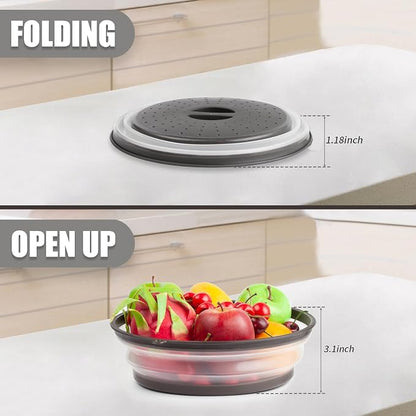Microwave Splatter Cover & Silicone Mat – Collapsible, Reusable Food Guard and - Image 6