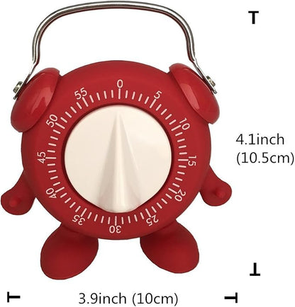 Kitchen Timer, 60 Minutes Countdown Cooking Teaching Egg Potty Training Wind Up - Image 3