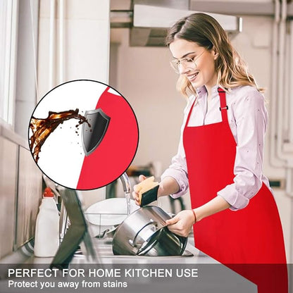 Jubatus 2 Pack 100% Cotton Aprons - Image 3