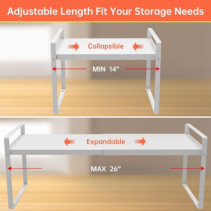 Cabinet Shelves Organizer for Kitchen 11", Expandable Shelf - Image 2