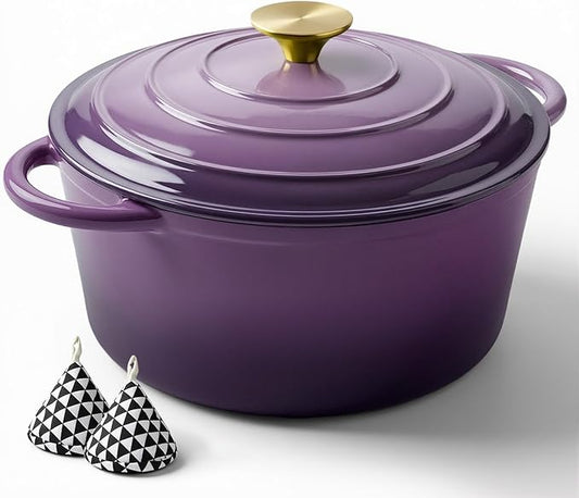 Miereirl 6 Quart Enameled Dutch Oven Pot by Miereirl