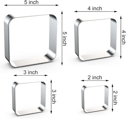 Rounded Square Cookie Cutter Set Large - Image 2