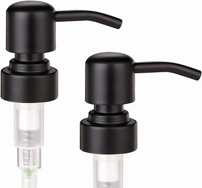 2 Pack Thick Amber Glass Pint Jar Soap Dispenser - Image 5