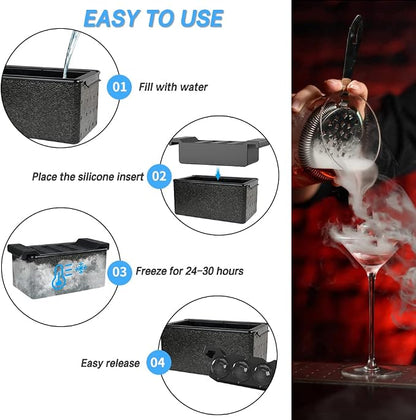 TINANA Clear Ice Ball Maker, Crystal Clear Ice Sphere Maker prepare 8 Large - Image 6