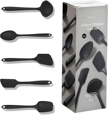 GIR: Get It Right 5-Piece Silicone Ultimate Kitchen Utensils Set by GIRGetItRight
