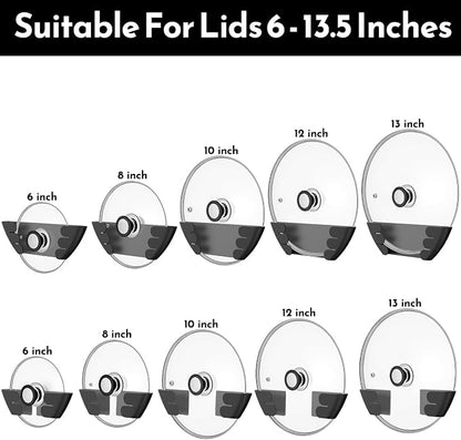 Universal Adjustable Pot Lid Holder Organizer - Image 2