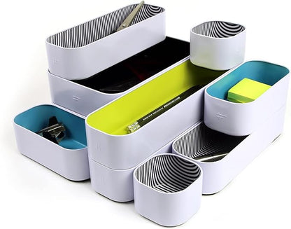 Three by Three Seattle 10 Piece Metal Organizer Tray Set - Image 4