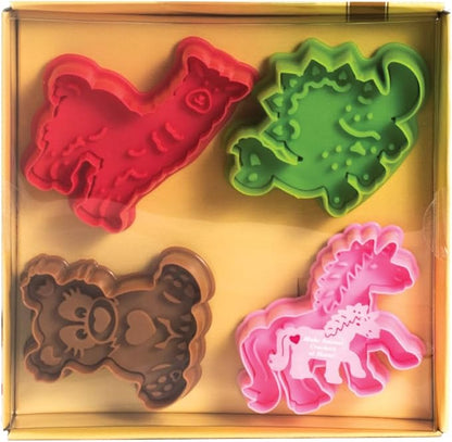 Mrs. Anderson's Baking Animal Cookie Cutters, Spring-Action Embossing Cutters - Image 7