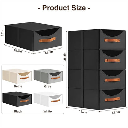 Homsorout Stackable Storage Drawers - Image 3