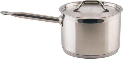 Winco Heavy-Duty Stainless Steel Sauce Pan by Winco