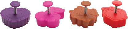 Mrs. Anderson's Baking Pie Crust Cookie Cutters, Spring-Action Embossing Cutters - Image 7