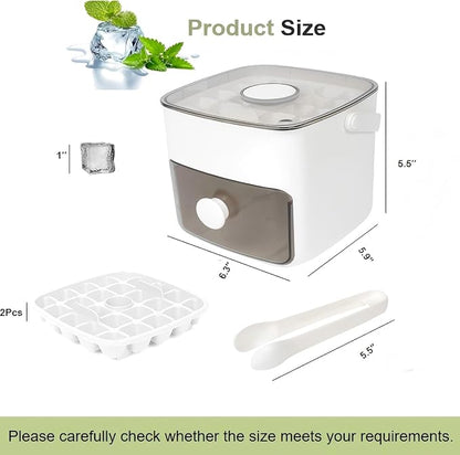 Ice Cube Tray with Lid & Bin Ice Maker - Image 6