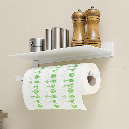 Paper Towel Holder Wall Mount for Bathroom Hand Towel Holder for Bathroom Black - Image 4