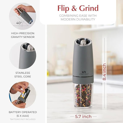 Urban Noon Gravity Salt and Pepper Grinder Set - Image 4
