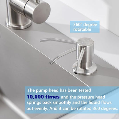 Sink Soap Dispenser Brushed Nickel, Soap Dispenser - Image 5