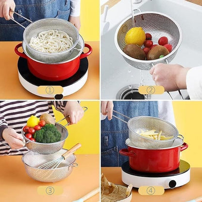Stainless Steel Basin Colander - Image 6