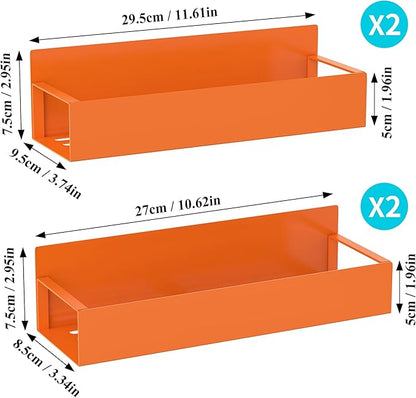 HuggieGems 4 Pack Magnetic Spice Storage Rack Organizer - Image 7
