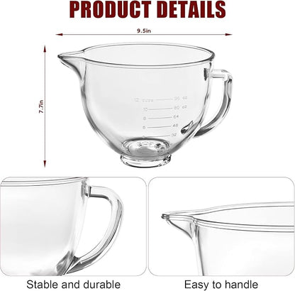 Double-layer Thickened Glass Mixer Bowl - Image 3