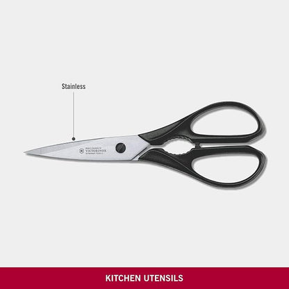 Victorinox Black Handled Kitchen Scissors - Image 3