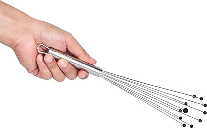 Restaurantware 12.5 in Stainless Steel Ball Whisk - Image 11