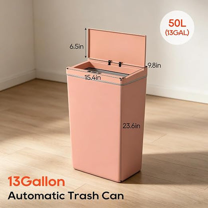BestOffice 13 Gallon Trash Can Automatic Kitchen Trash Can Touch Free - Image 8