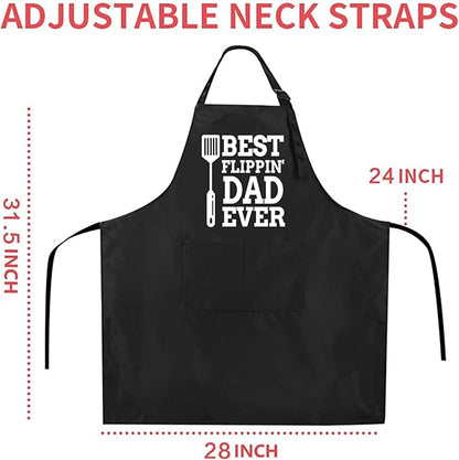 Rosoz Funny BBQ Black Chef Aprons - Image 4