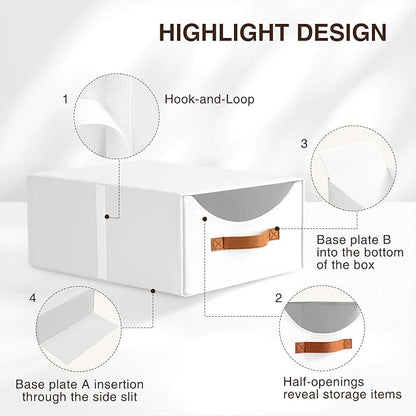 Homsorout Stackable Storage Drawers - Image 5