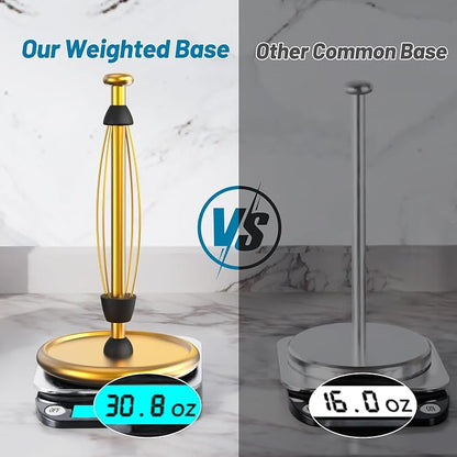 VEHHE Gold Paper Towel Holder Countertop - Image 3