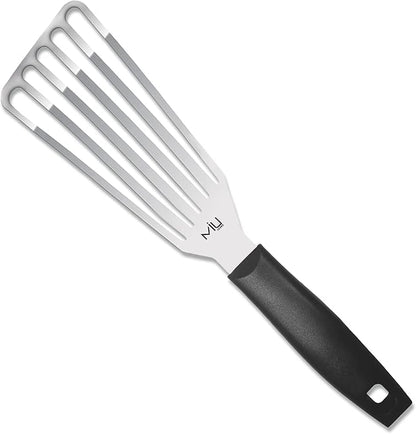 MIU Fish Spatula Stainless Steel, Slotted Flexible Metal, Lightweight Barbecue by MIU+France