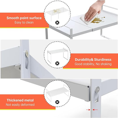 Cabinet Shelves Organizer for Kitchen 11", Expandable Shelf - Image 3