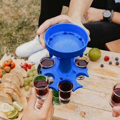 Shot Glasses Dispenser, 6 Way Shot Dispenser - Image 3