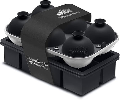 Samuelworld Premium Ice Tray Combo, Large Ice Sphere Maker & New Upgraded Ice by Samuelworld