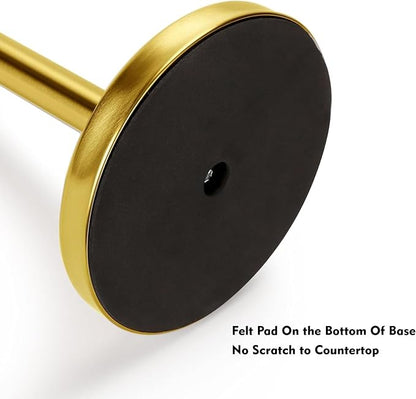 Gold Paper Towel Holder Countertop, Standing Paper Towel Roll Holder - Image 5
