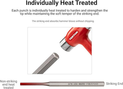 TEKTON 5/32 Inch Pin Punch | 66054 | Made in USA - Image 3