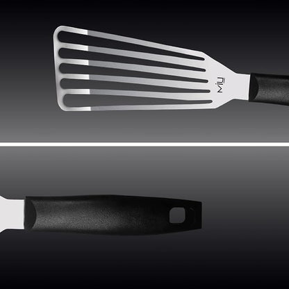 MIU Fish Spatula Stainless Steel, Slotted Flexible Metal, Lightweight Barbecue - Image 9
