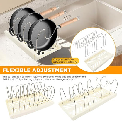 Expandable Pot and Pan Organizer Rack - Image 5