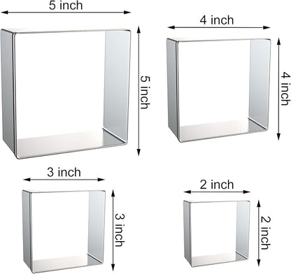 Square Cookie Cutter Set Large - Image 2